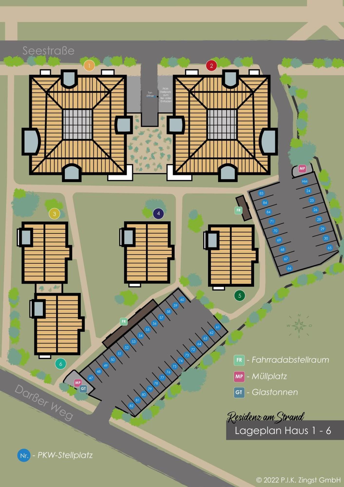 Residenz Am Strand Wohnung 2-28 Zingst Exteriör bild